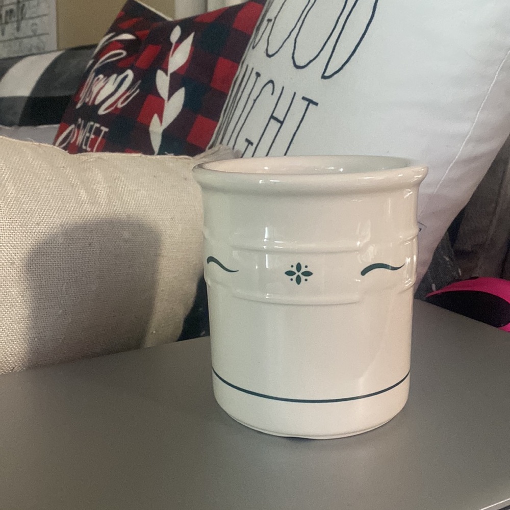 EUC) Vintage Authentic Longaberger Medium Crock - Picture 3 of 11